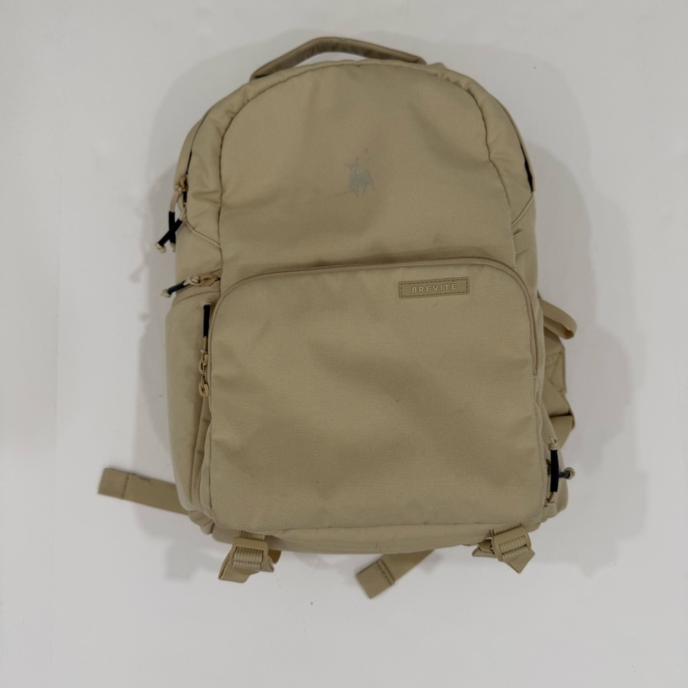 Brevite The Jumper Camera Backpack Beige With Dividers